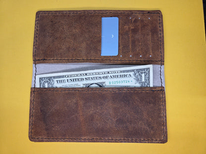 Checkbook cover with 6 card pockets